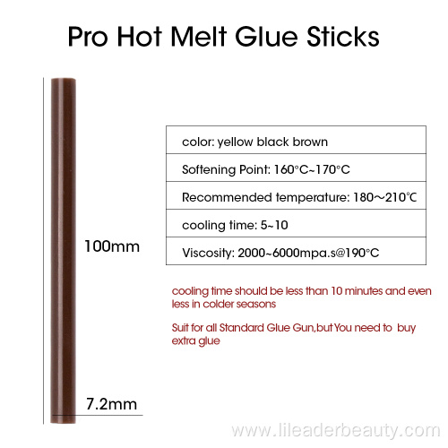 Keratin Hot Melt Adhesive Yellow Glue Stick